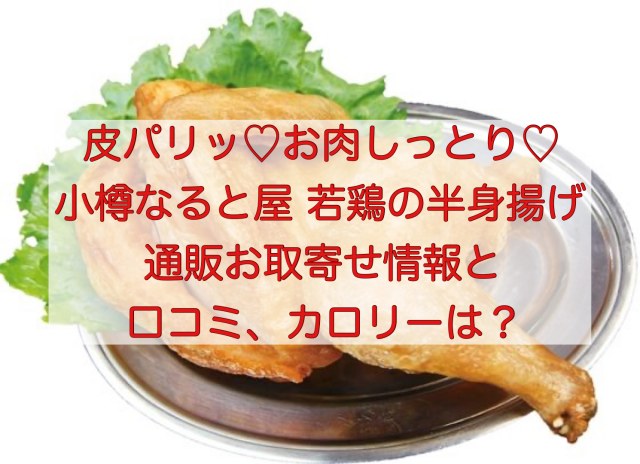  北海道 小樽なると屋 若鶏の半身揚げ 冷凍 真空パック<br>ご当地グルメ チキン 惣菜